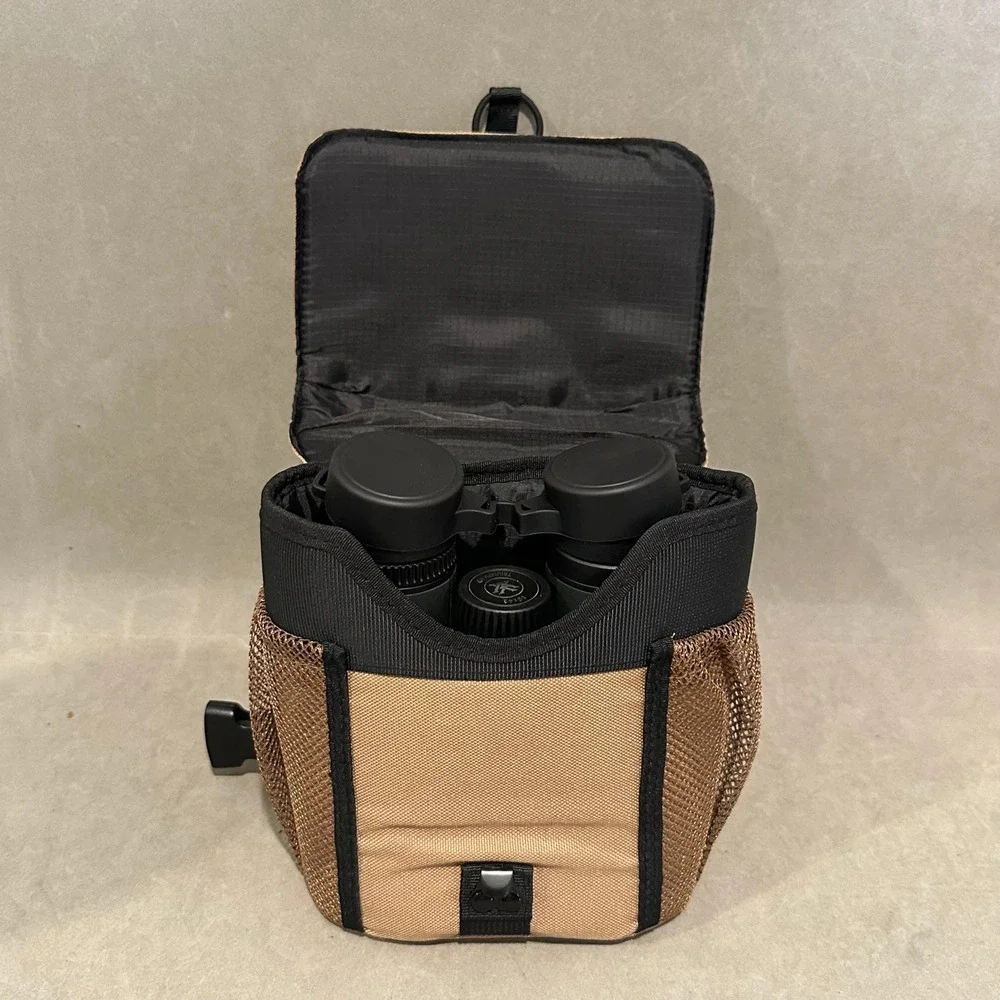 Vortex Triumph HD 10x42 Binoculars with GlassPak Harness Case Dark Green